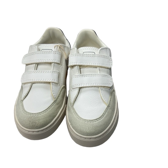 Veja Other - NWT VEJA Kids V-12 Sneakers US 1 White Multicolor Velcro Chromefree Sustainable
